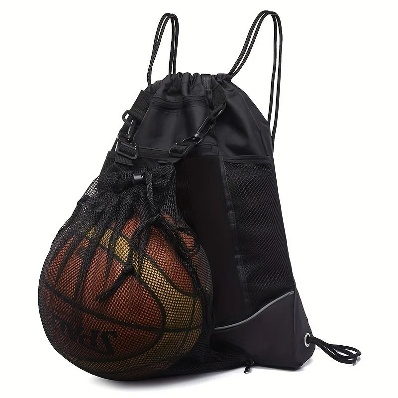 Portable Mesh Sports Ball Storage Backpack 6