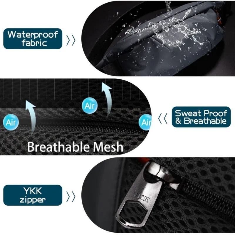 Multifunctional Waterproof Waist Bag For Travel And Sports 6