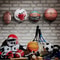 Wall Mounted Metal Ball Holder Rack For Sports Displays 1
