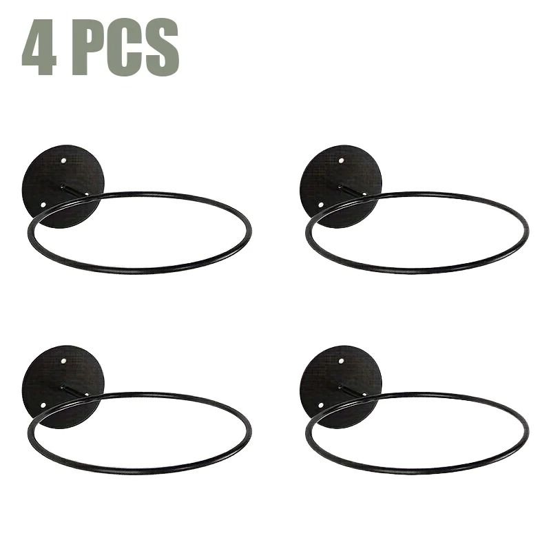 Wall Mounted Metal Ball Holder Rack For Sports Displays 6