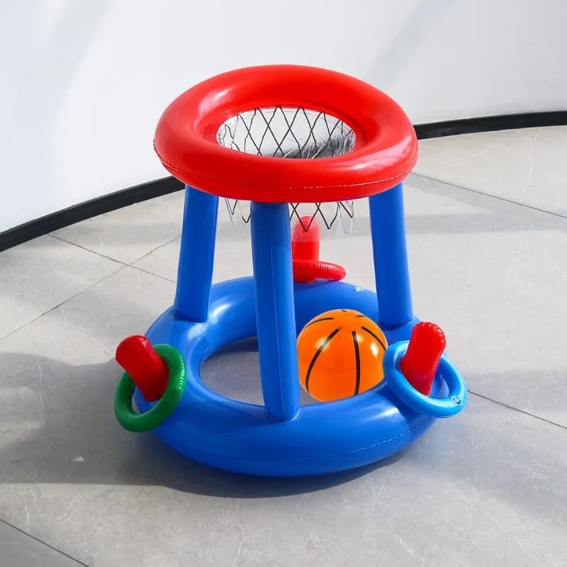 Inflatable Pool Basketball And Ring Toss Game Set 3