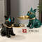 French Bulldog Resin Tray Sculpture For Modern Home Decor 3