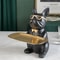 French Bulldog Resin Tray Sculpture For Modern Home Decor 7