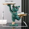 French Bulldog Resin Tray Sculpture For Modern Home Decor 12