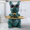 French Bulldog Resin Tray Sculpture For Modern Home Decor 21