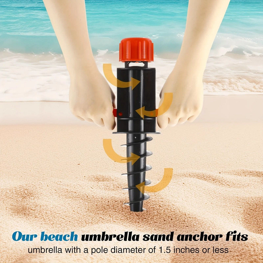 Universal Beach Umbrella Anchor With 360 WindResistant Design 0