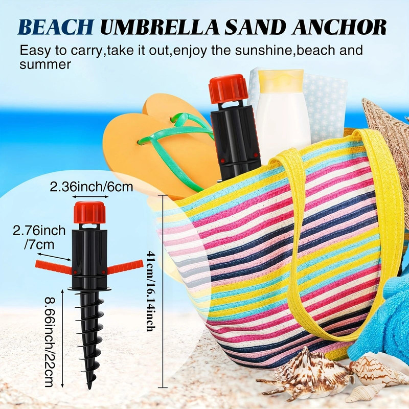 Universal Beach Umbrella Anchor With 360 WindResistant Design 6