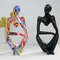 Colorful Graffiti Thinker Sculpture  Abstract Resin Art Statue For Home And Office 0