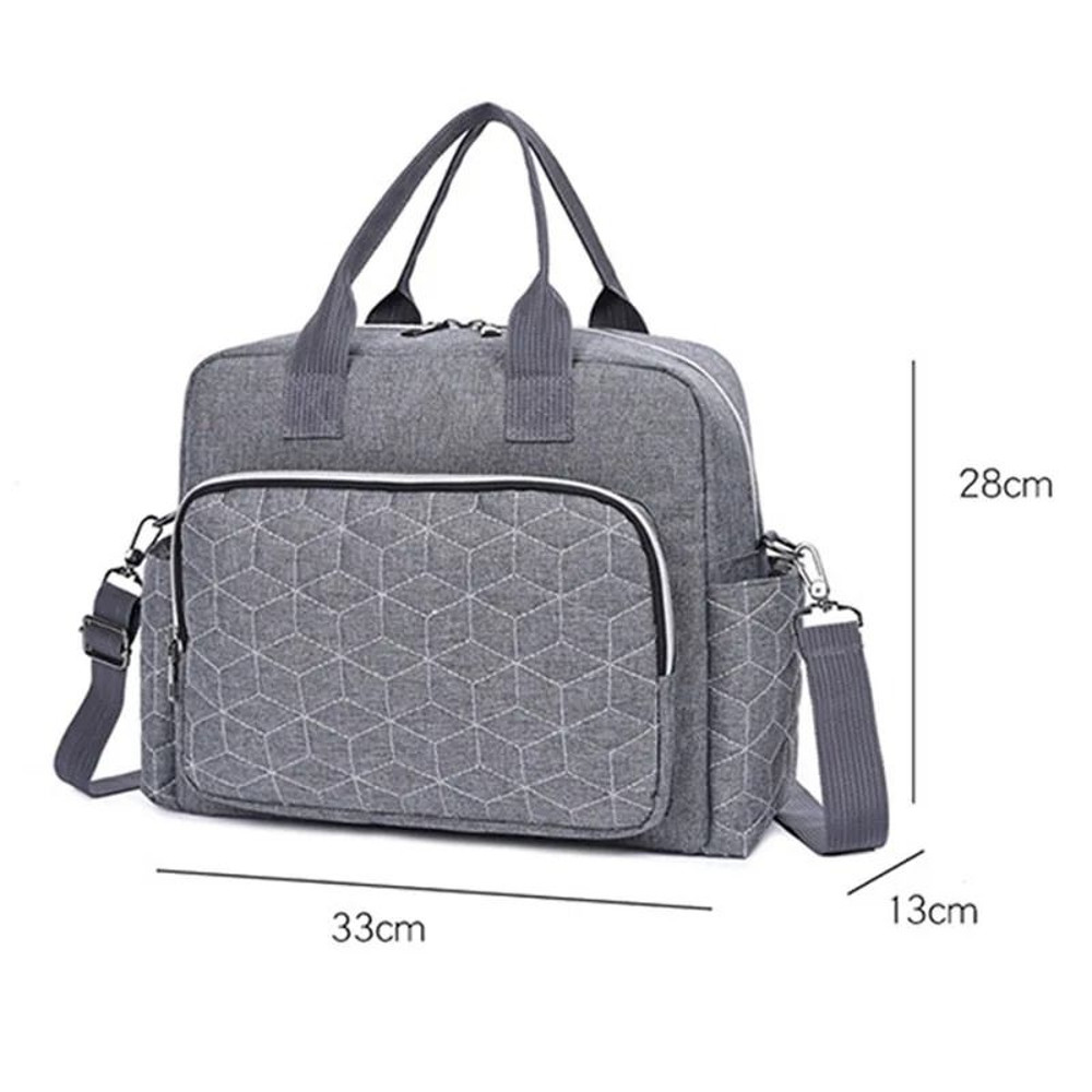 Waterproof LargeCapacity Diaper Bag For Moms  Multifunctional Travel Maternity Tote 6