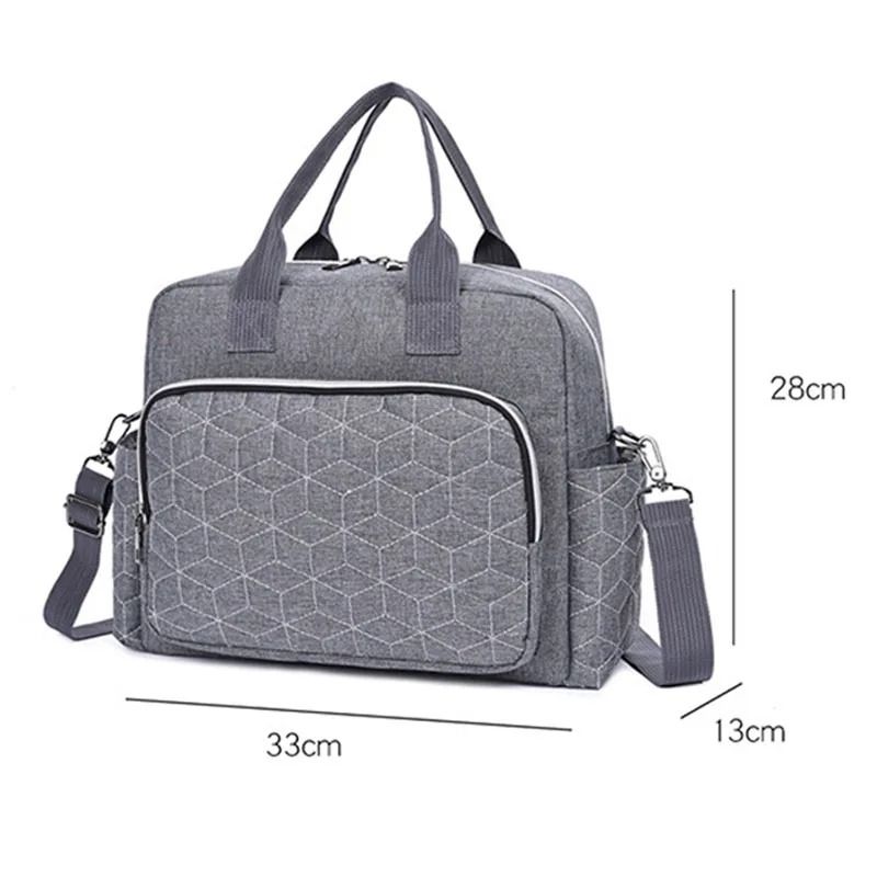 Waterproof LargeCapacity Diaper Bag For Moms  Multifunctional Travel Maternity Tote 6