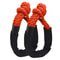 Synthetic Soft Tow Rope With Protective Sleeve 55000 LBS Recovery Shackle For Jeep Truck SUV 12