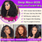 Deep Wave Curly Bob Wig 13x4 Transparent Lace Front 100 Percent Human Hair 0