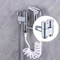 Wall Mounted Bidet Sprayer Set With Adjustable Pressure And Dual Outlet 1