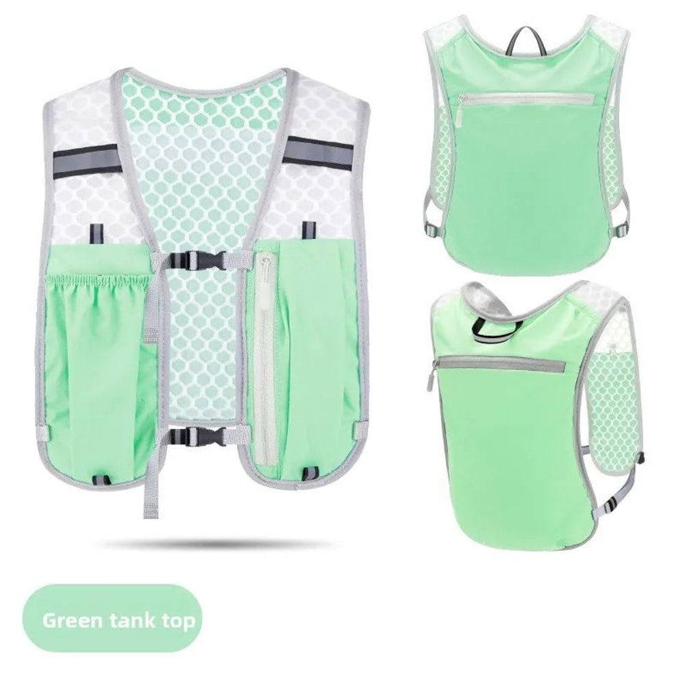 Reflective Night Running Backpack Lightweight Waterproof Running Vest 2