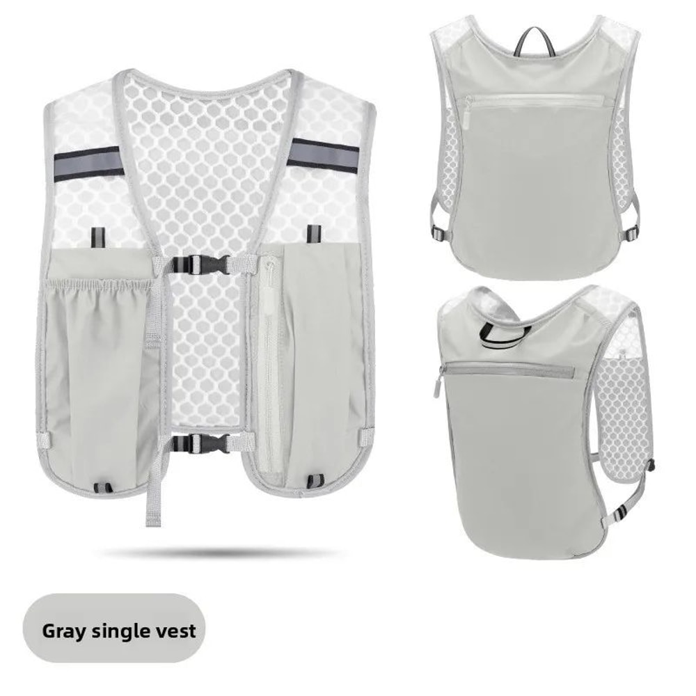 Reflective Night Running Backpack Lightweight Waterproof Running Vest 6