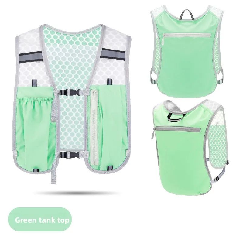Reflective Night Running Backpack Lightweight Waterproof Running Vest 9