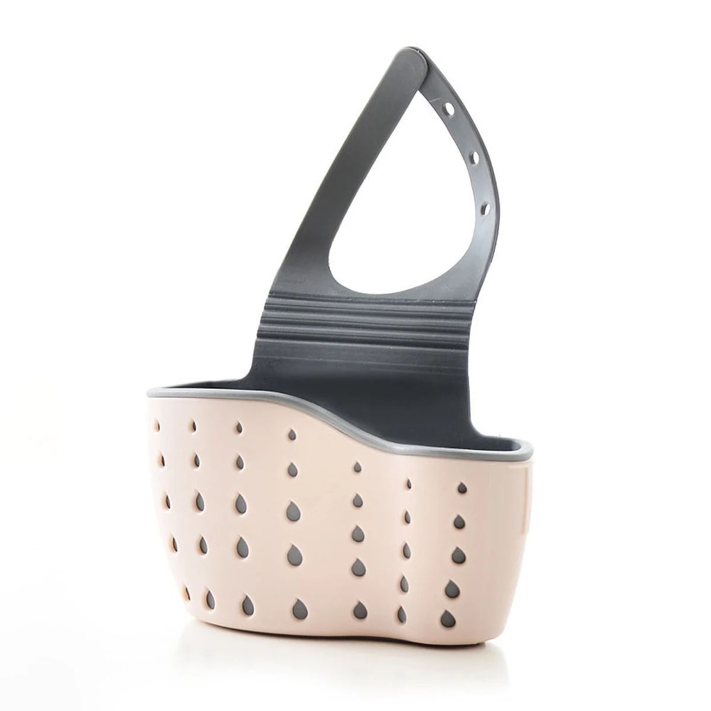 Hanging Sink Drain Basket Adjustable Sponge And Soap Holder 6