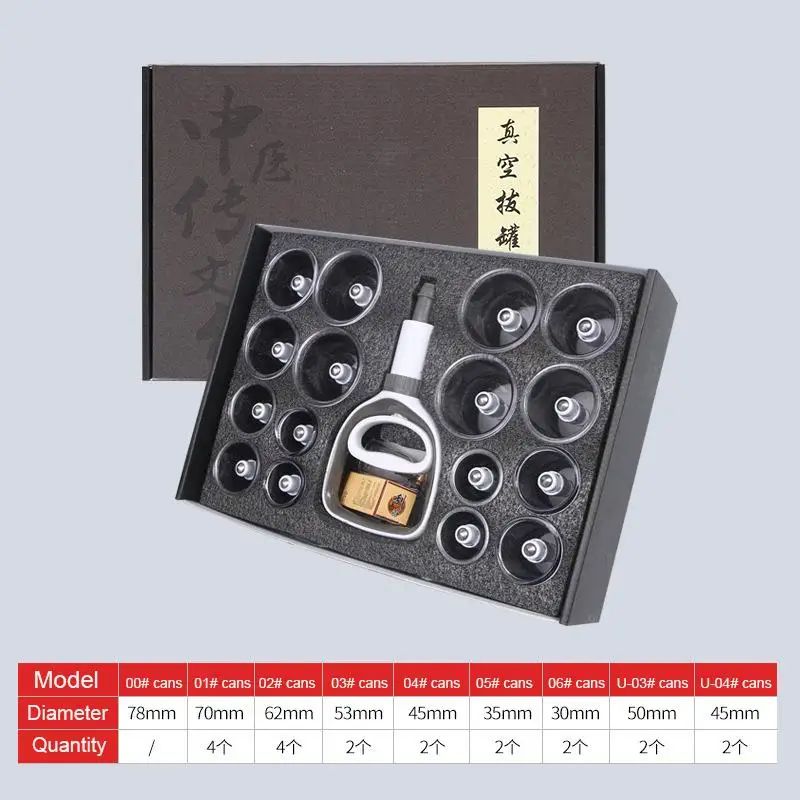 Professional Suction Cup Therapy Set 6