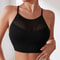 Bohemian Style Camisole Wireless Sports Bra Seamless Knit Medium Support 1