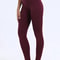Velvet Winter Warm Leggings High Waist Thick Solid Color Pants For Women 2