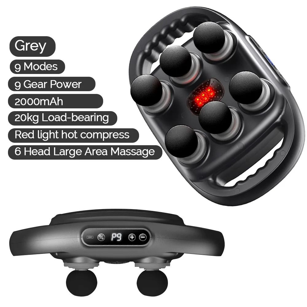 42Head Deep Tissue Fascia Massage Gun HighFrequency Muscle Relaxation Device For Shoulder Waist Ba 9