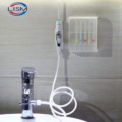 faucet oral irrigator – water jet dental flosser tooth cleaner with 6 nozzle tips for deep cleaning and gum care