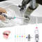 Faucet Oral Irrigator  Water Jet Dental Flosser Tooth Cleaner With 6 Nozzle Tips For Deep Cleaning  4