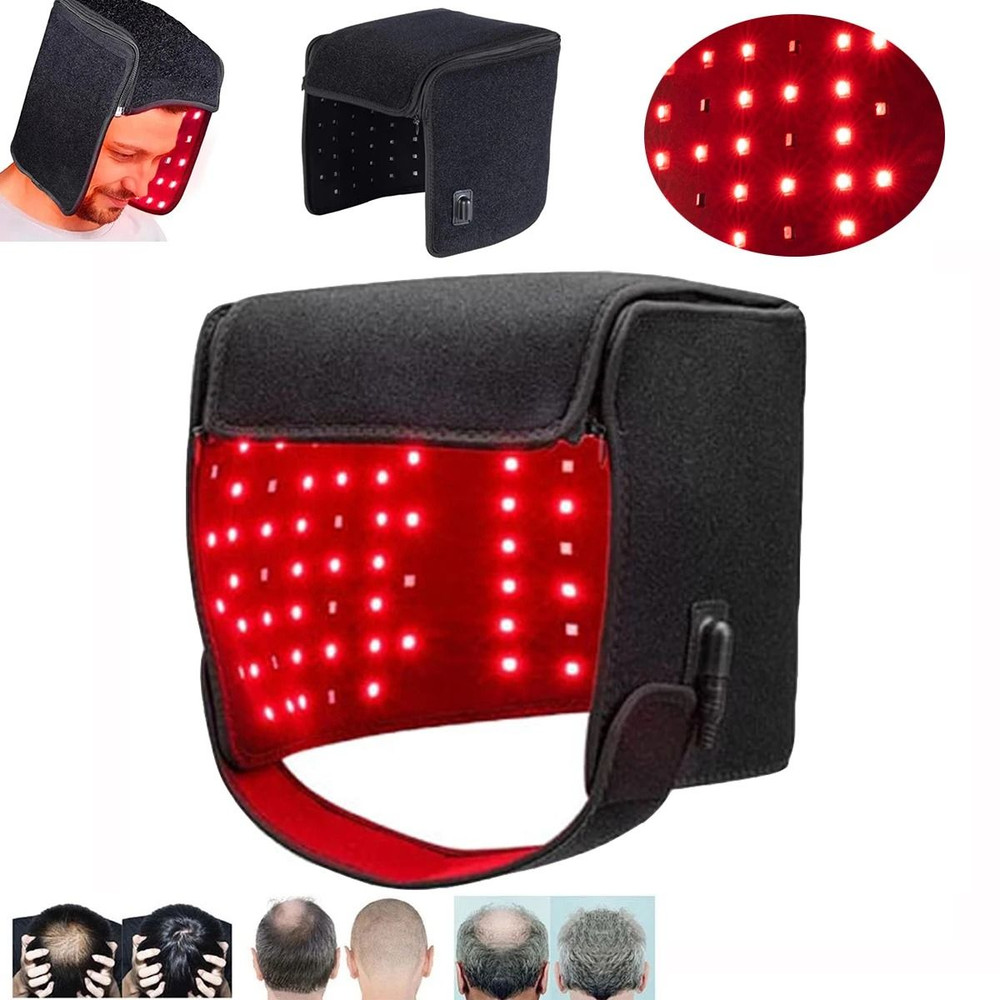 Red Light Therapy Cap  Infrared Hair Regrowth Hat For Thinning Hair Hair Loss Prevention Stress Rel 0