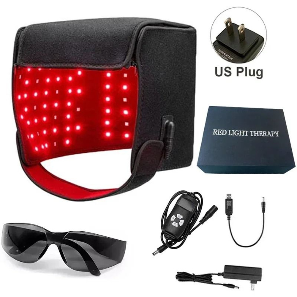 Red Light Therapy Cap  Infrared Hair Regrowth Hat For Thinning Hair Hair Loss Prevention Stress Rel 9