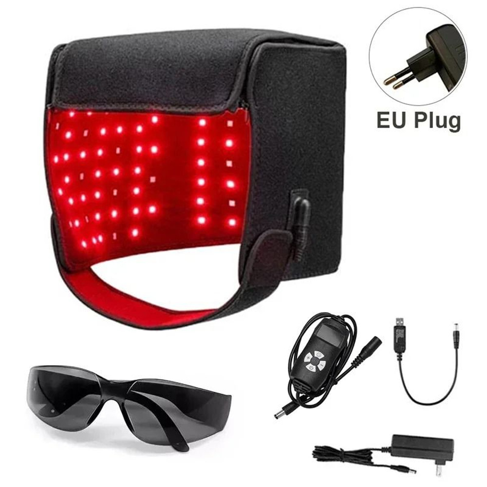 Red Light Therapy Cap  Infrared Hair Regrowth Hat For Thinning Hair Hair Loss Prevention Stress Rel 10