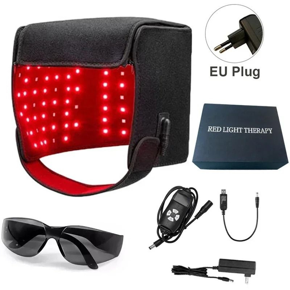 Red Light Therapy Cap  Infrared Hair Regrowth Hat For Thinning Hair Hair Loss Prevention Stress Rel 8