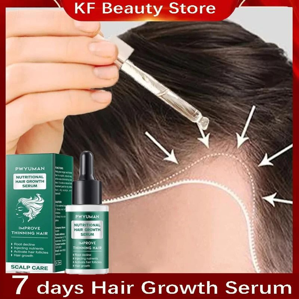 7 Days Ginger Hair Growth Serum  FastActing Natural Hair Regrowth Oil For Thicker Fuller Hair And S 2