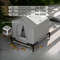 Four Seasons Outdoor Cat House  Waterproof Windproof Thermal Shelter For Cats And Small Dogs 9