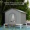 Four Seasons Outdoor Cat House  Waterproof Windproof Thermal Shelter For Cats And Small Dogs 2