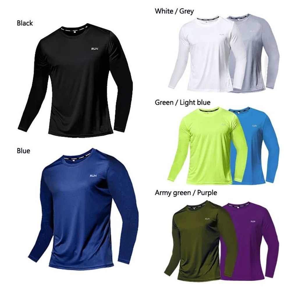 Mens QuickDry Gym TShirt  Lightweight Short Sleeve Fitness Top For Running Training And Bodybuildin 3