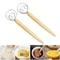 Stainless Steel Danish Dough Whisk With Wooden Handle Artisan Bread And Pastry Mixer For Effortles 2