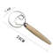 Stainless Steel Danish Dough Whisk With Wooden Handle  Artisan Bread And Pastry Mixer For Effortles 8