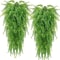 2pcs 35Inch Persian Fern Hanging Vines Lush Artificial Greenery For Home Wall Wedding And Party De 0