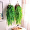2pcs 35Inch Persian Fern Hanging Vines  Lush Artificial Greenery For Home Wall Wedding And Party De 2