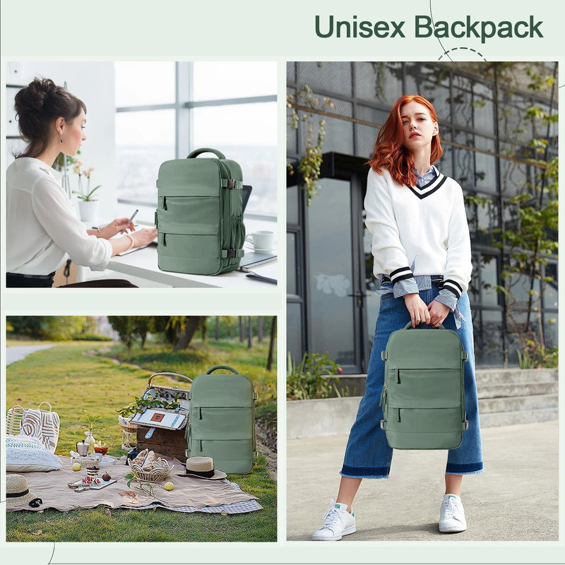 Cabin Size Travel Backpack For Men And Women Lightweight Carry On Hand Luggage Laptop Bag 6