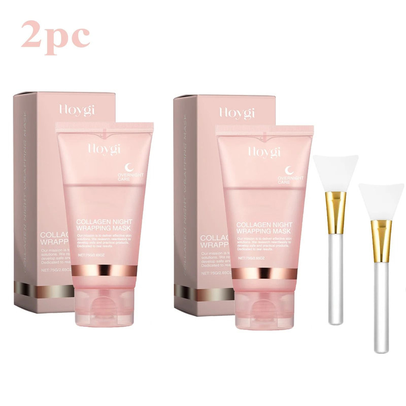Collagen Overnight Wrapping Peel Off Facial Mask Deep Hydration And Firming Night Treatment 8