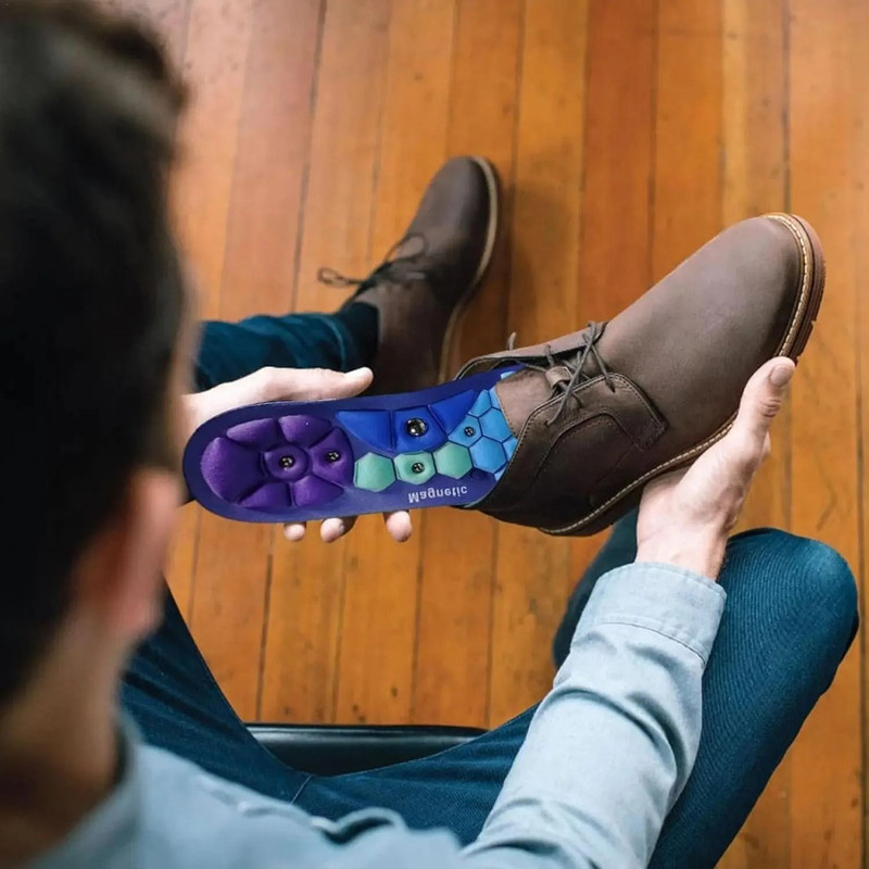 Magnetic Acupressure Massage Insoles With Arch Support For Men And Women 4