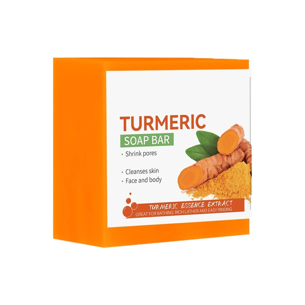 Handmade Turmeric Soap Brightening And Moisturizing Body And Face Cleanser 7