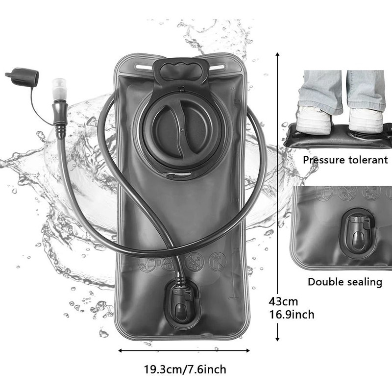 Quick Release Hydration Bladder Leak Proof Water Bag For Hiking And Camping 15L30L 1