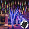 Solar Meteor Shower String Lights Waterproof Garden Decor For Christmas Weddings And Parties 10