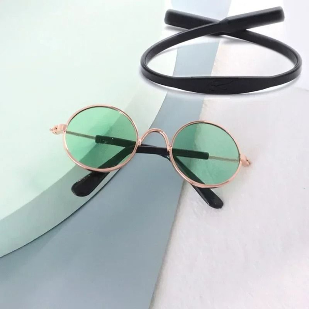 Cute Pet Sunglasses For Cats And Small Dogs UV Protection Summer Photo Props 19