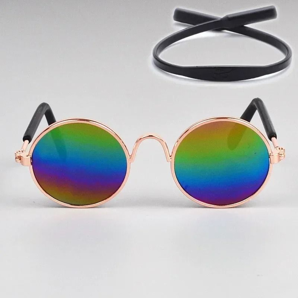 Cute Pet Sunglasses For Cats And Small Dogs UV Protection Summer Photo Props 8