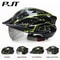 4in1 Lightweight Cycling Helmet With Detachable Sun Visor And Goggles For Road And Mountain Biking 1