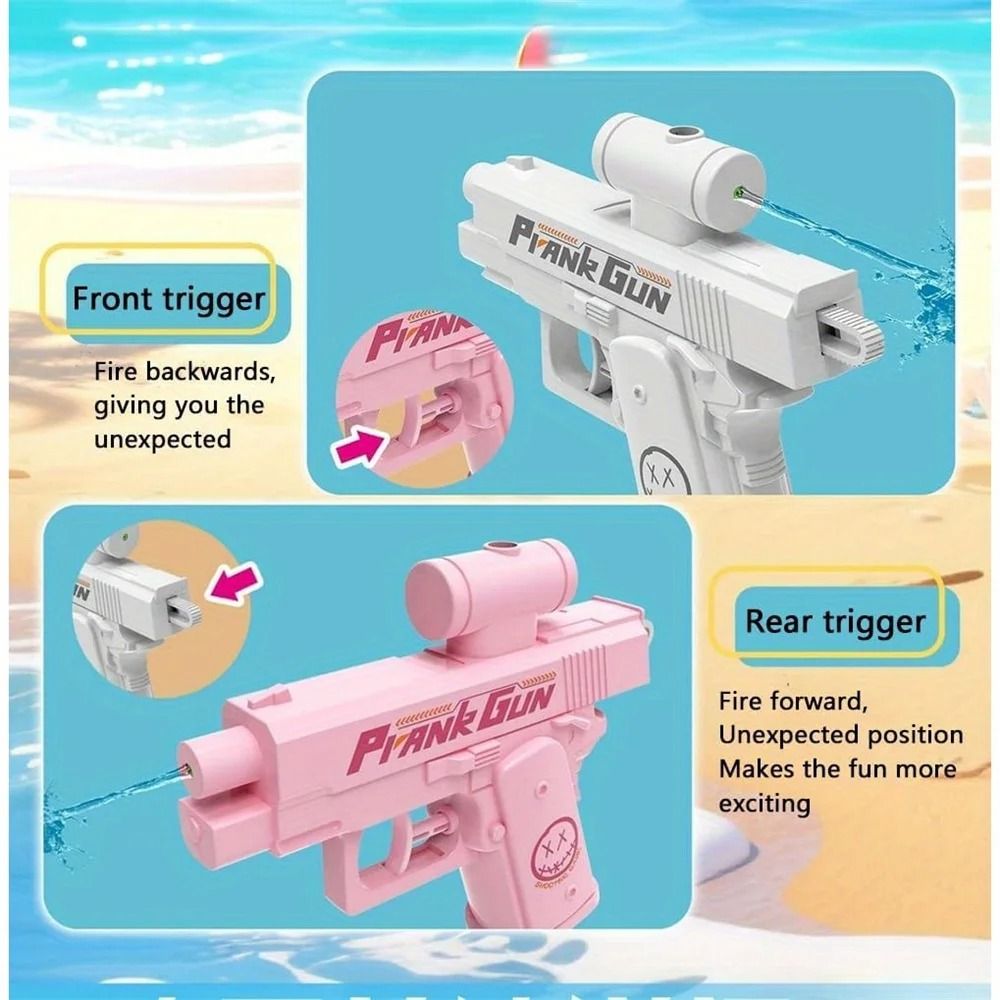 Outdoor Double Sided Reverse Water Gun Toy For Kids Fun Prank And Creative Summer Play 2