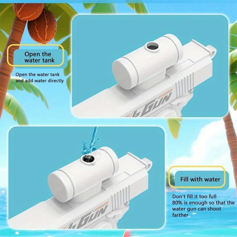 Outdoor Double Sided Reverse Water Gun Toy For Kids Fun Prank And Creative Summer Play 4